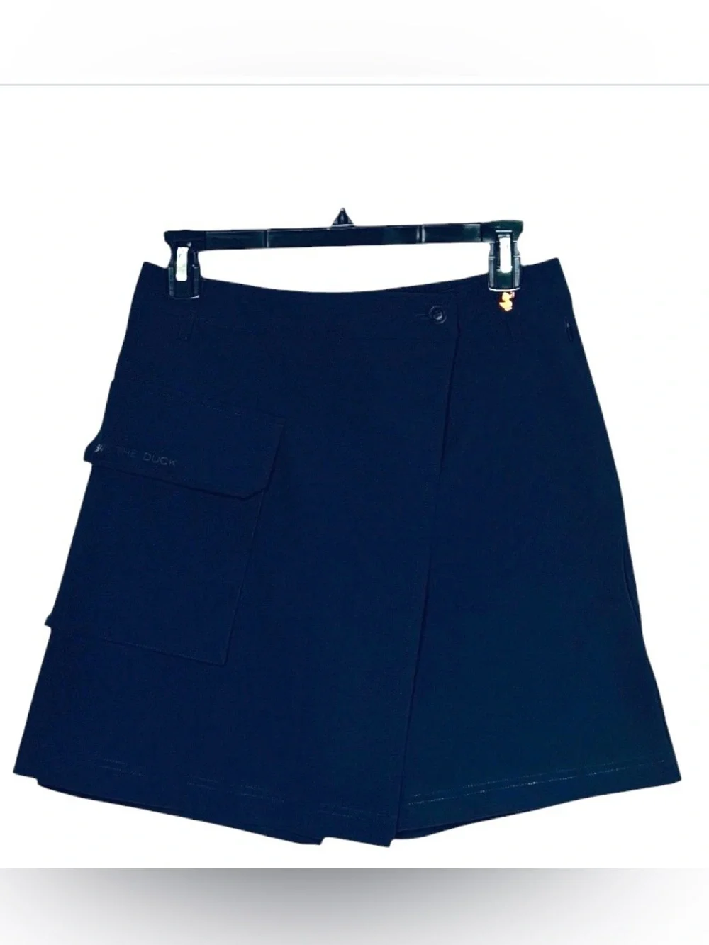 SAVE THE DUCK WOMEN'S BRONA SKORT FRONT POCKET IN NAVY BLUE-2/M NWOT!